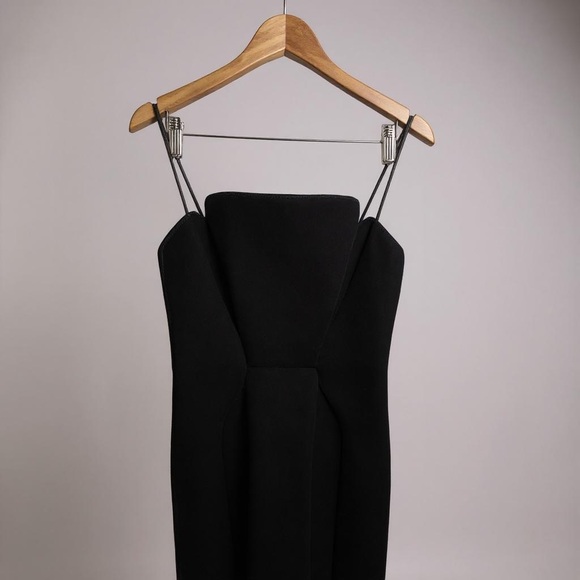 173 Jill Stuart |NWOT Bloomingdale's Strapless Black Mermaid Evening Gown (Sz 2) - Picture 7 of 13